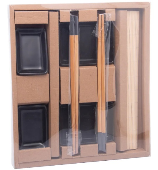 Kit Sushi de Bambu com 7peças 5462