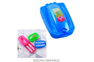 Escova Tira Pelos Plástico 16,5x10,5x5CM ULI072