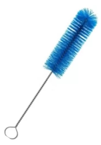 Escova Lava Garrafa, Mamadeira de Nylon 2x28cm Dielu 217 - Cores Sortidas