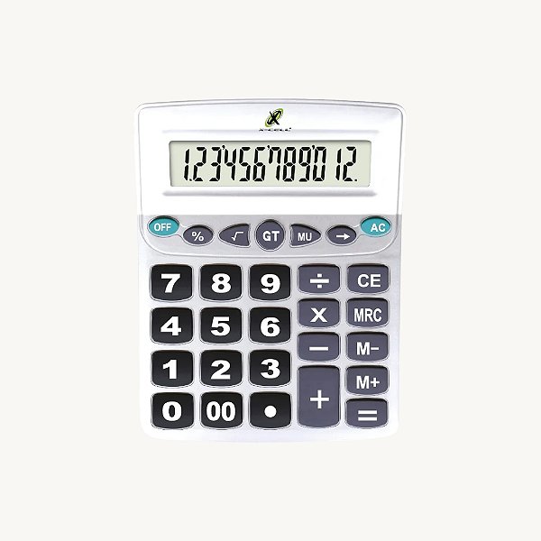 CALCULADORA X-CELL 12 DIGÍTOS XC-CA-1048