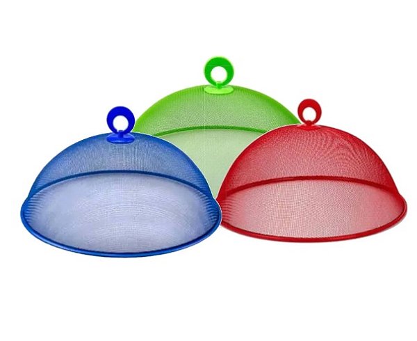 Tela Protetora de alimentos metal 30cm - UCO289 - Cor Sortida
