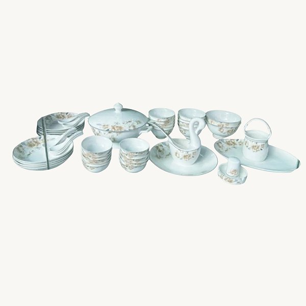 Aparelho de Jantar e Chá de PORCELANA -  60PCS
