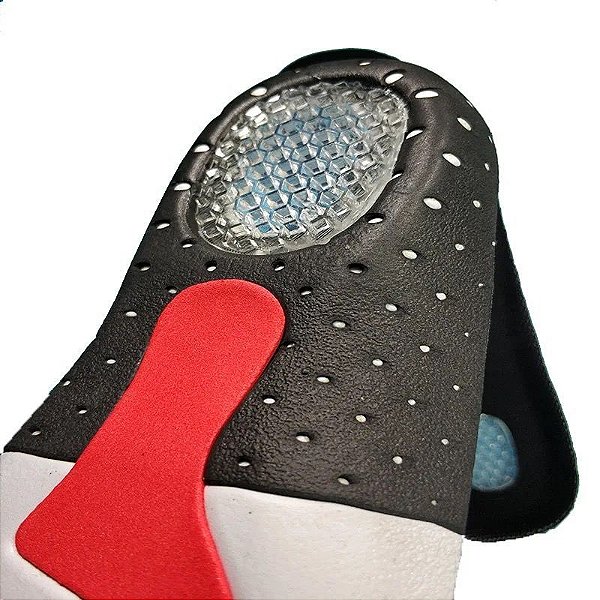Palmilha Ortopédica Anti-Impacto Esportes de Impacto Silicone Corrida Gel MT075M