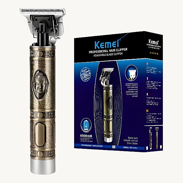 Máquina de Corte e Acabamento Profissional Kemei Metal - KM-1974A