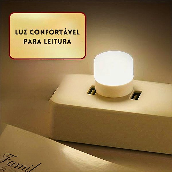 Micro Luminária de Led USB Ideal para Leituras - ZUN0023