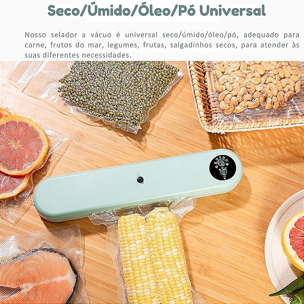 Seladora a Vácuo Manual De Alimentos Embalagens 25cm XC-VM-02