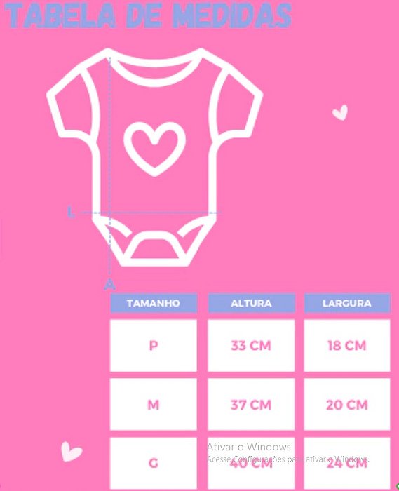 Body Bebê Temático Angel Rosa Suedine 100% Algodão.