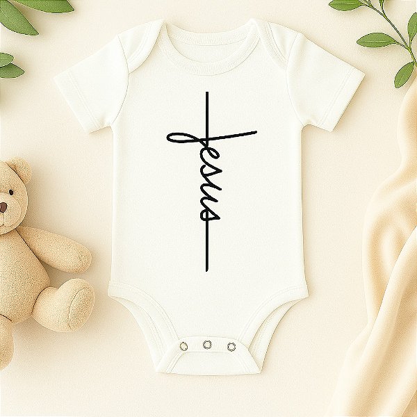 Body Personalizado Bebê  Jesus