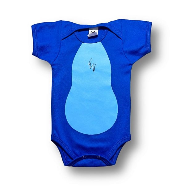 Body Bebê Temático Stich 100% Algodão.