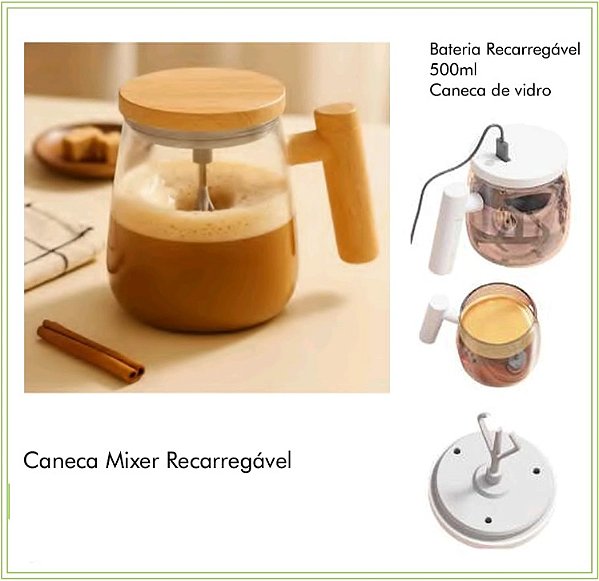 Caneca Mixer Eletrica X-Cell - XC-MX-03