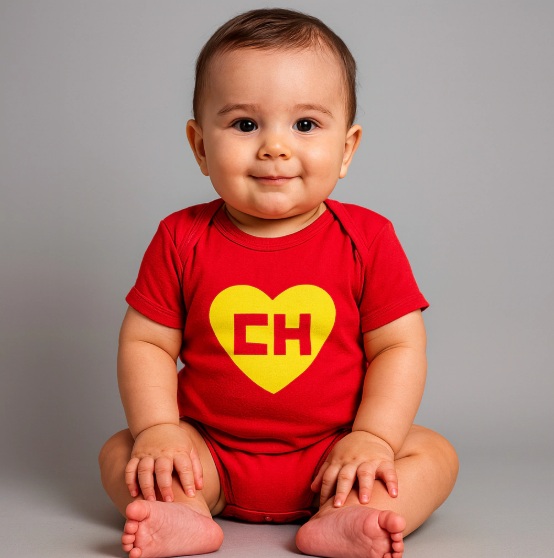 Body Bebê Temático Chapolin  100% Algodão.
