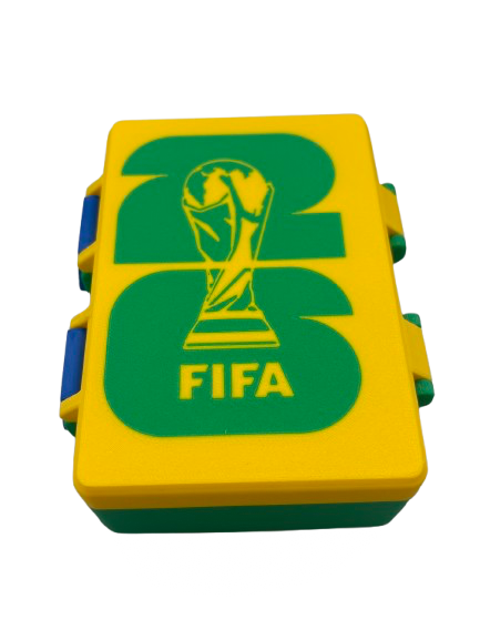 Porta Figurinhas Case Organizador Duplo Copa Do Mundo 2026