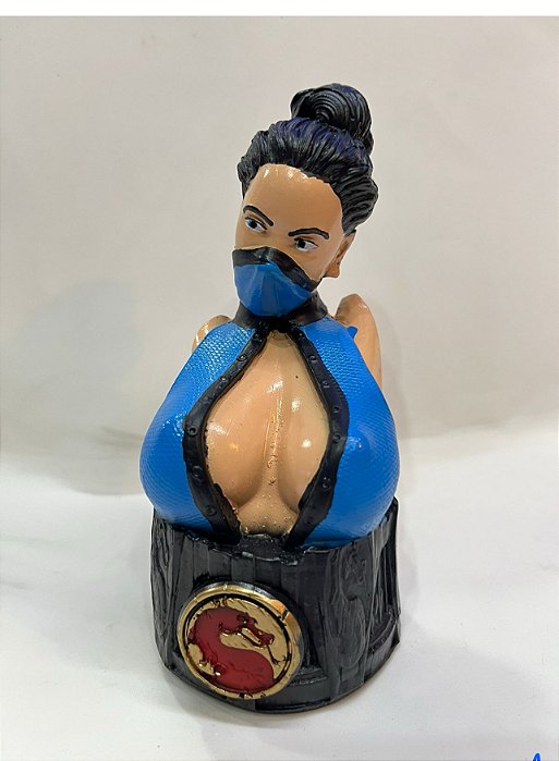 Busto Kitana mortal kombat 14cm