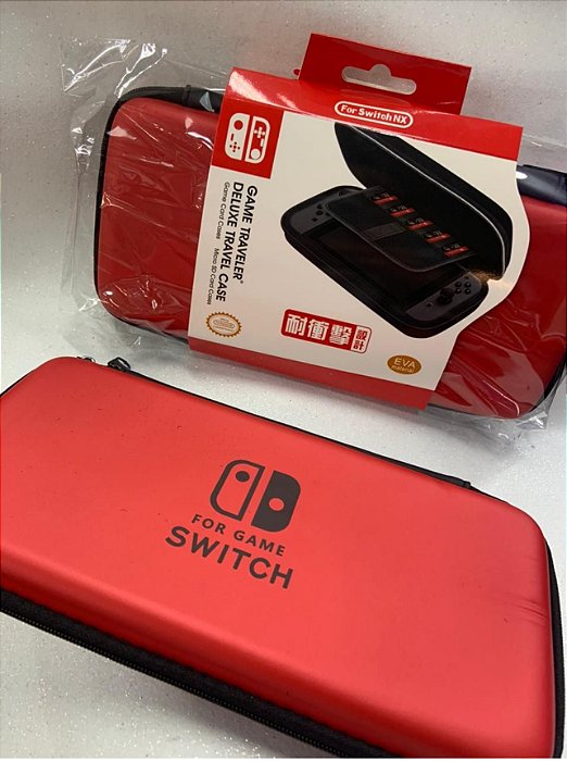 Case para switch v2 vermelha