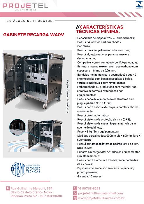 Gabinete Recarga W40V