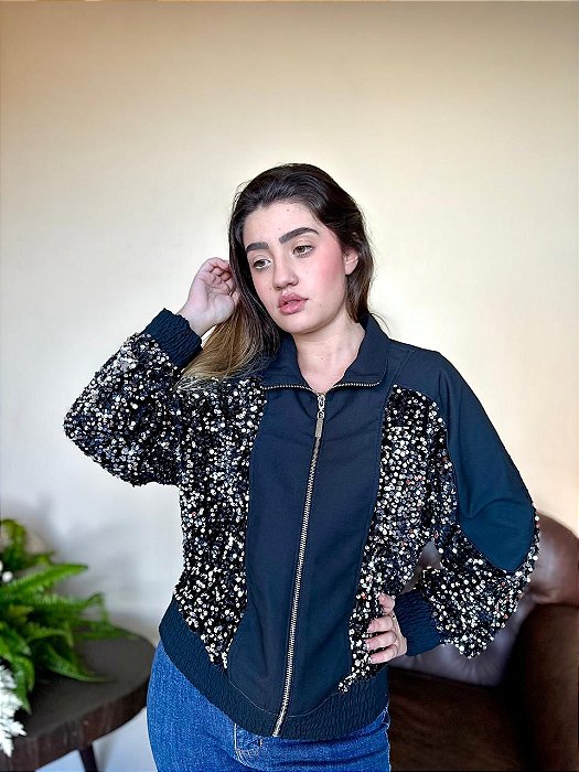 JAQUETA BOMBER MORENA ROSA