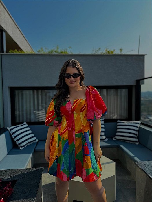 VESTIDO CURTO LUIZA FARM