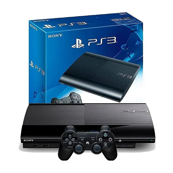 Sony Playstation 3 Slim Ps3 Play 3 1000 Jogos