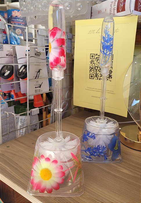 Escova Sanitária Decorada Acrílico
