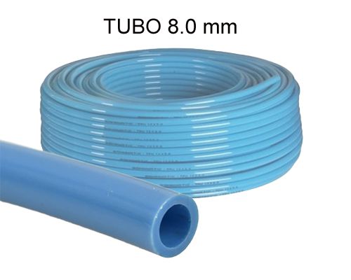 Mangueira Compressor PU Azul - 8 x 1,25 (Por Metro)