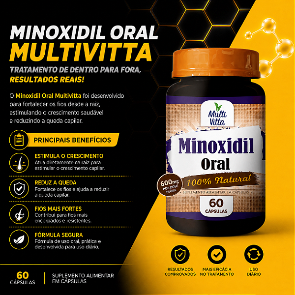 MINOXIDIL ORAL 60 CÁPSULAS
