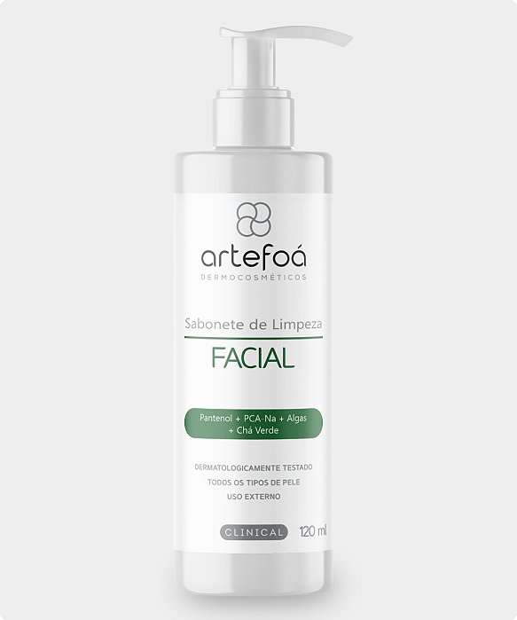 Sabonete de Limpeza Facial - pH 5,5 - 120ml Artefoá