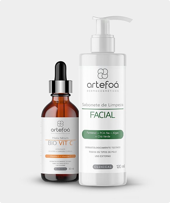 Introdução ao Skincare - vitamina C, ác. hialurônico, sabonete facial pH 5,5