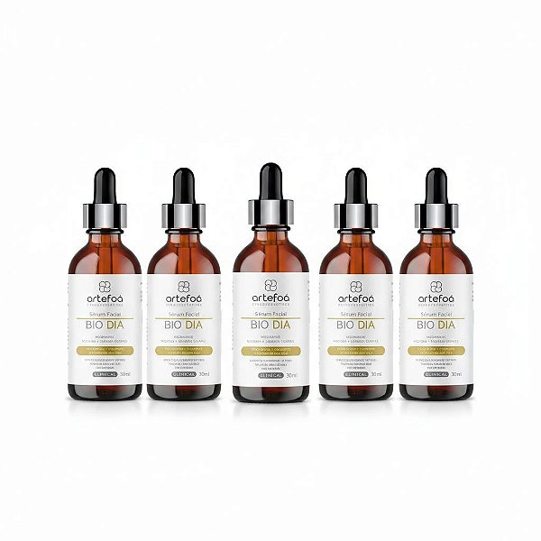 KIT 5 SÊRUNS FACIAL BIO DIA NIACINAMIDA 30ML ARTEFOÁ