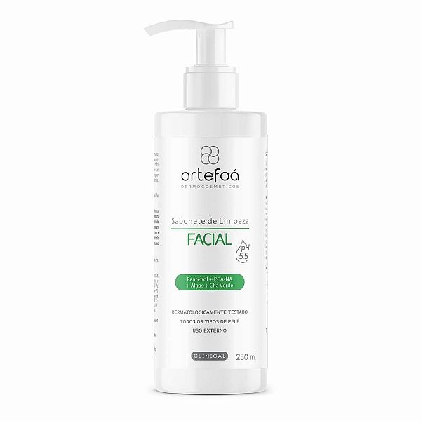 A-0001-0250 SABONETE DE LIMPEZA FACIAL 250ML - ARTEFOA
