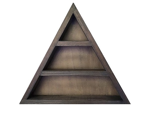 Nicho e Altar Triangular para pedras e cristais ZR1