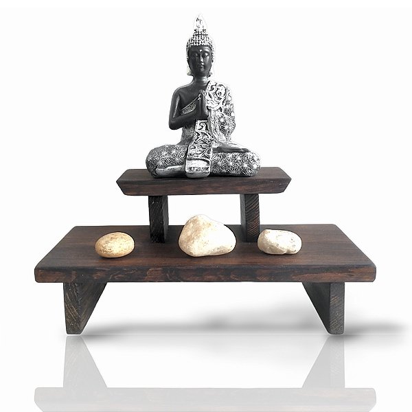 ALTAR E SUPORTE PARA VELAS, PEDRAS, ESTÁTUAS E CRISTAIS ZA15