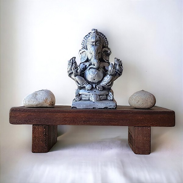 Mini altar e suporte para velas, pedras, estátuas, porta-cristais ZA10
