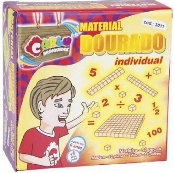 Material Dourado, 62 Peças - Carlu