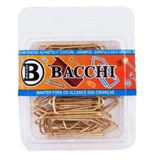 Clips dourado, n°0, 100un - Bacchi