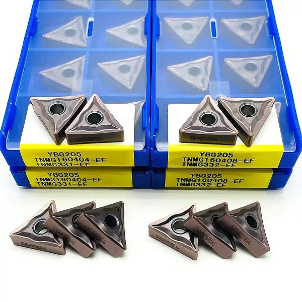 INSERTO PASTILHA TNMG160408-EF YBG205 ZCC - Cx 10 und