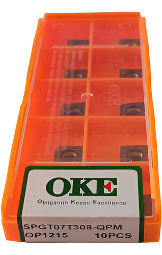 Inserto Pastilha Videa Spgt07t308-qpm Op1215 Oke
