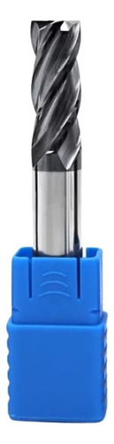 Fresa Topo Metal Duro 4mm 4 Cortes Com Cobertura Tialn