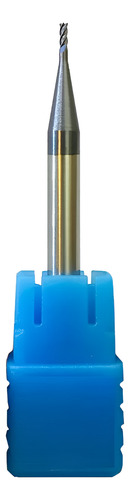 Fresa Topo Metal Duro 2mm 4 Cortes Com Cobertura 45 Hrc