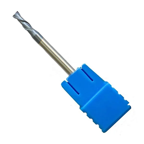 Fresa Topo Metal Duro 3mm 2 Cortes 45hrc Cobertura Tialn