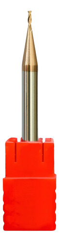 Fresa Topo Metal Duro 1,5mm 2 Cortes 55hrc Tisin
