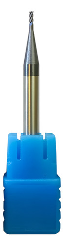 Fresa Topo Metal Duro Ø 1,5mm 4 Cortes Com Cobertura 45hrc
