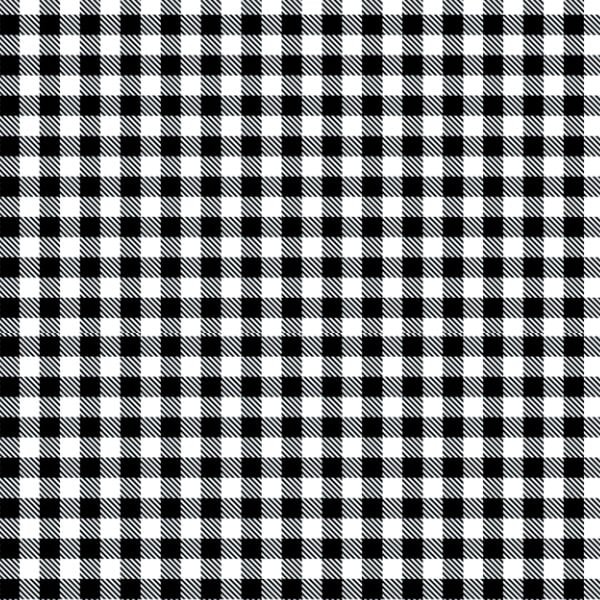 Tricoline Mista 70% Algodão 30% Poliéster Estampa Xadrez Preto