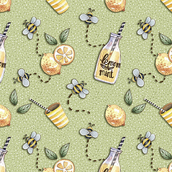 Tricoline Digital  Fuxicos e Fricotes Lemon Juice