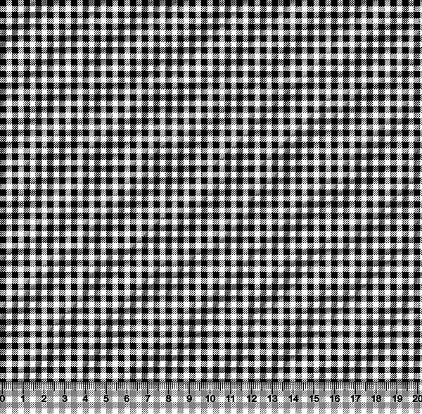 Tricoline Xadrez Preto