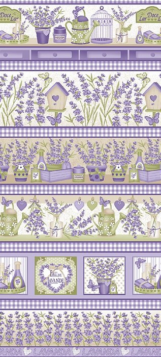 Tecido Tricoline Barrado Lavanda