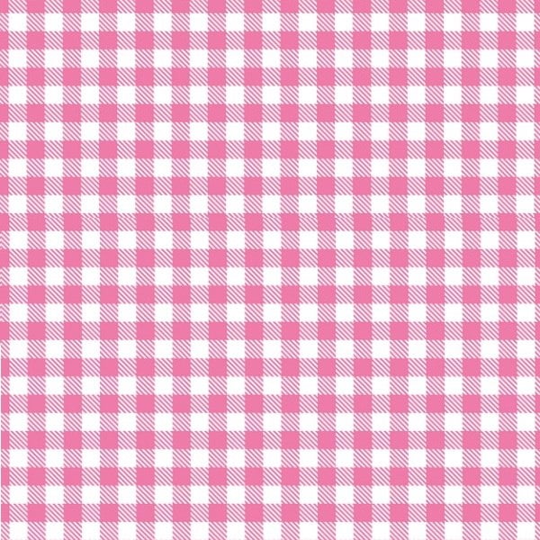 Tecido Tricoline Mista Xadrez Rosa 1 Metro X 1,50 Largura