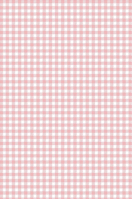 Tecido Tricoline Xadrez Rosa Claro