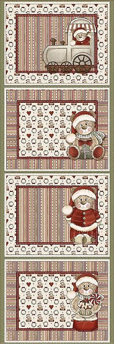 Tricoline Digital Fuxicos e Fricotes Painel Jogo Americano Natal
