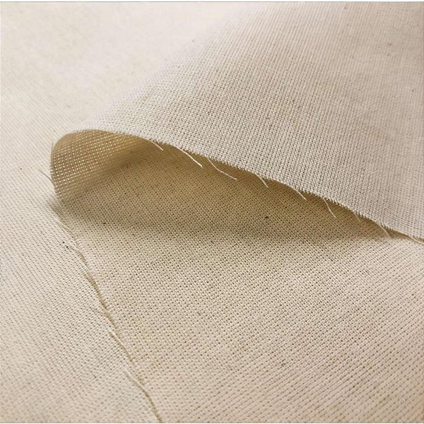 Tecido Algodão Crú Leve 50cm X Largura 1,60