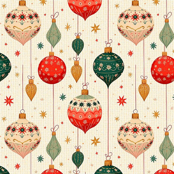 Tecido Tricoline Natal Bolinhas Natalinas 50cm X 1,50Largura